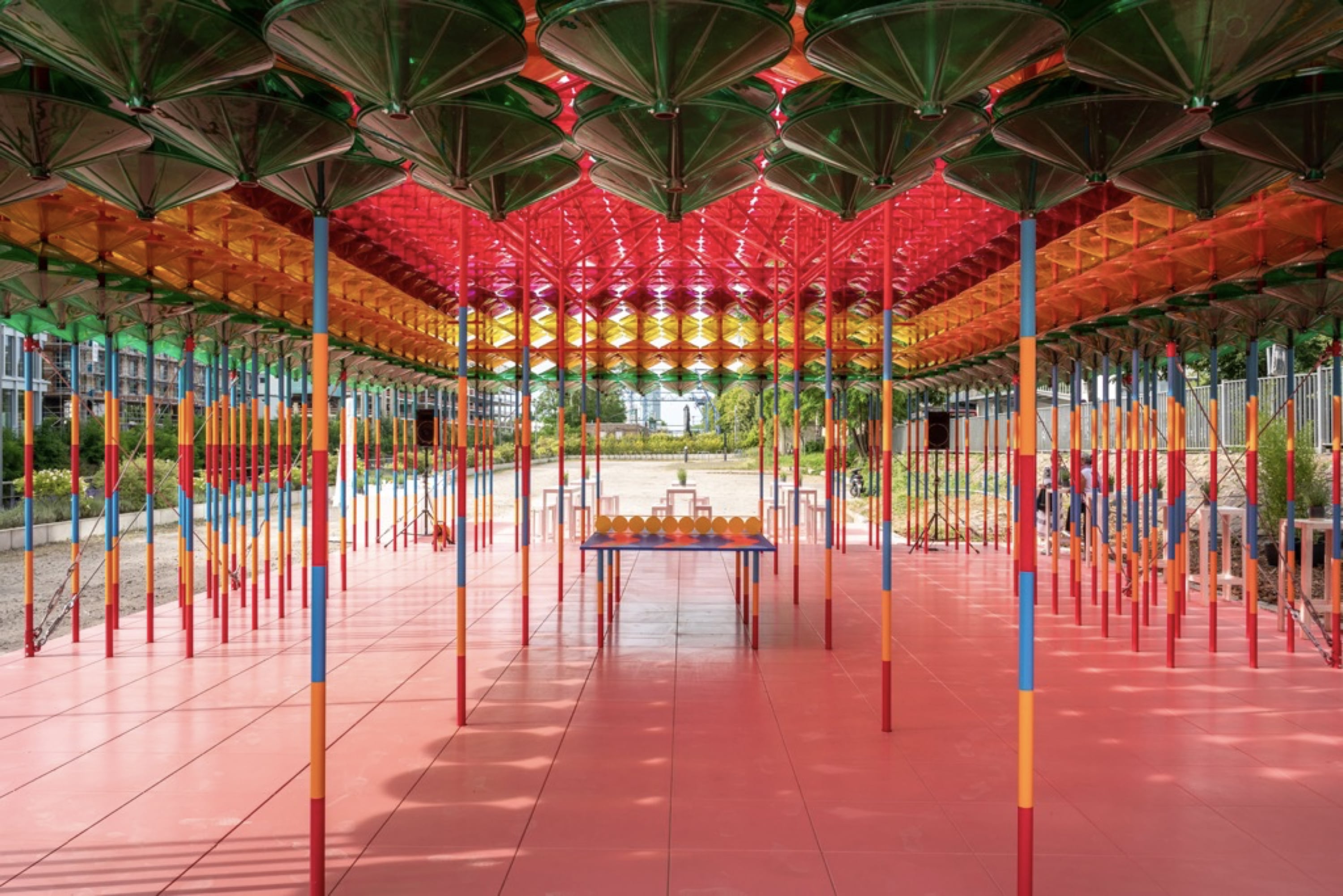 Yinka Ilori Pavilion Reveal Estrel Hotel Berlin 12