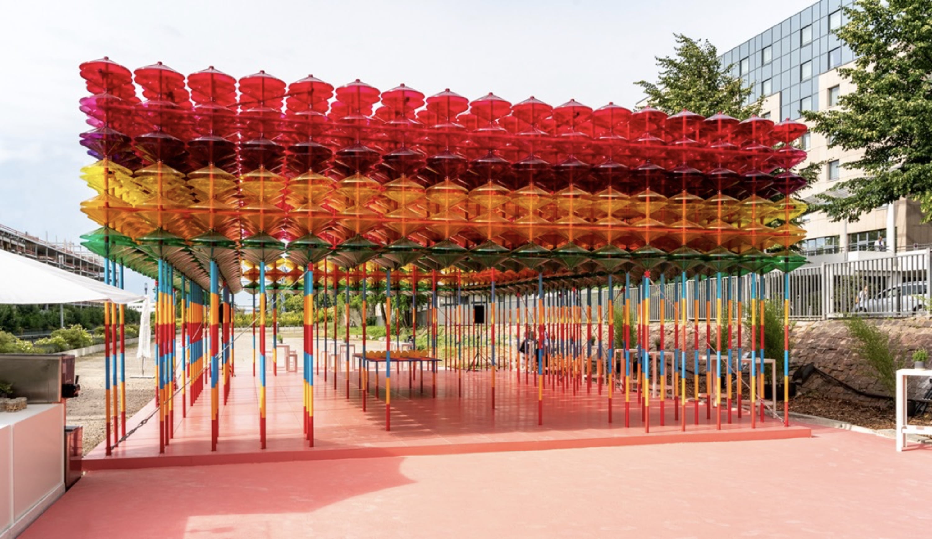 Yinka Ilori Pavilion Reveal Estrel Hotel Berlin 13